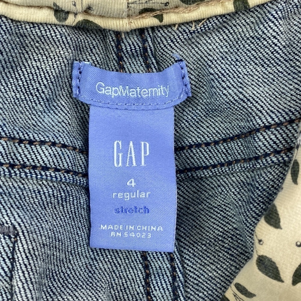Gap Maturity Bootcut Dark Wash Stretch Blue Jeans- Size 4 - Picture 7 of 7